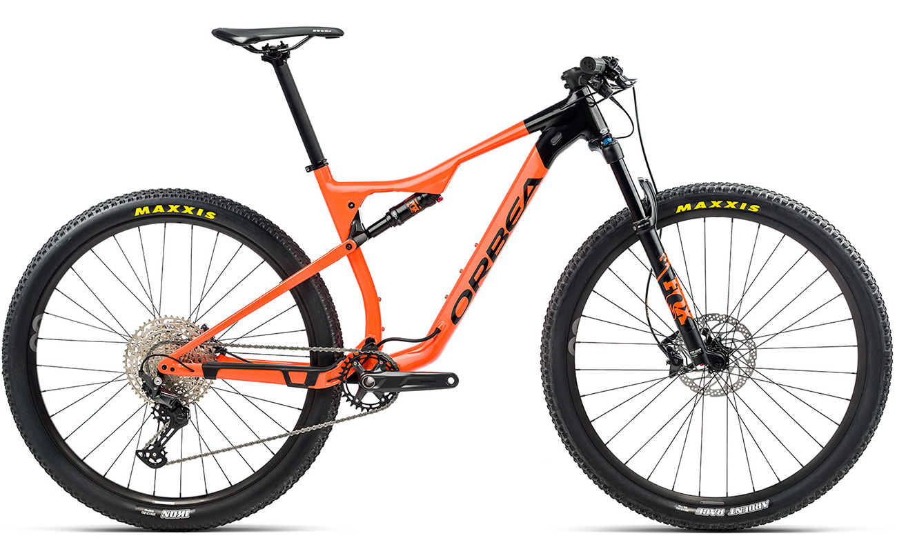 Велосипед Orbea Oiz H30 29" размер S 2021 Оранжево-черный